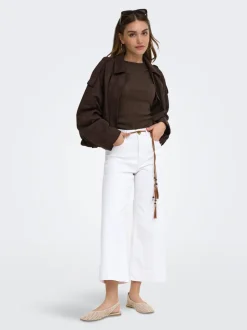 ONLMADISON Vita alta Wide Leg Fit Cropped Jeans