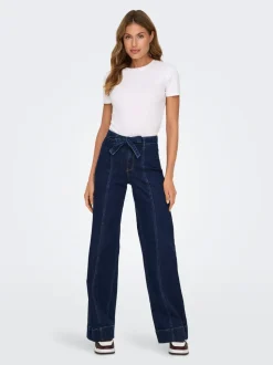 ONLMADISON Vita alta Wide Leg Fit Jeans