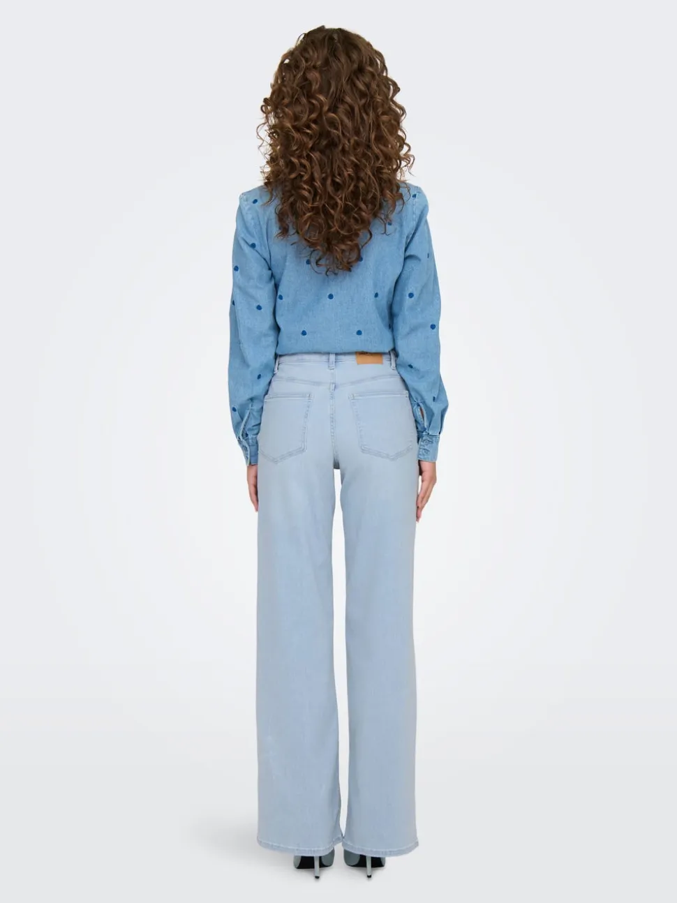 ONLMADISON Vita alta Wide Leg Fit Jeans