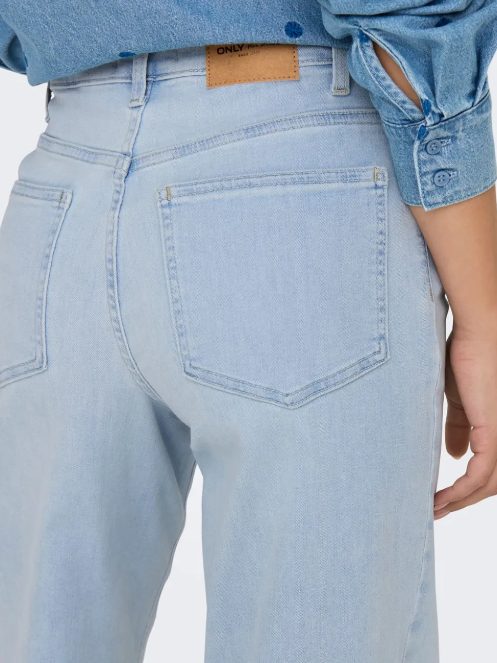 ONLMADISON Vita alta Wide Leg Fit Jeans