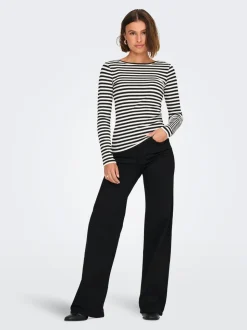 ONLMADISON Vita alta Wide Leg Fit Jeans