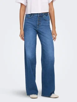 ONLMADISON Vita alta Wide Leg Fit Jeans
