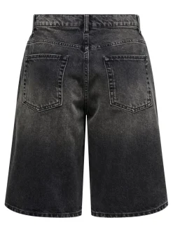 ONLMATE Vita media Baggy Fit Bermuda in jeans