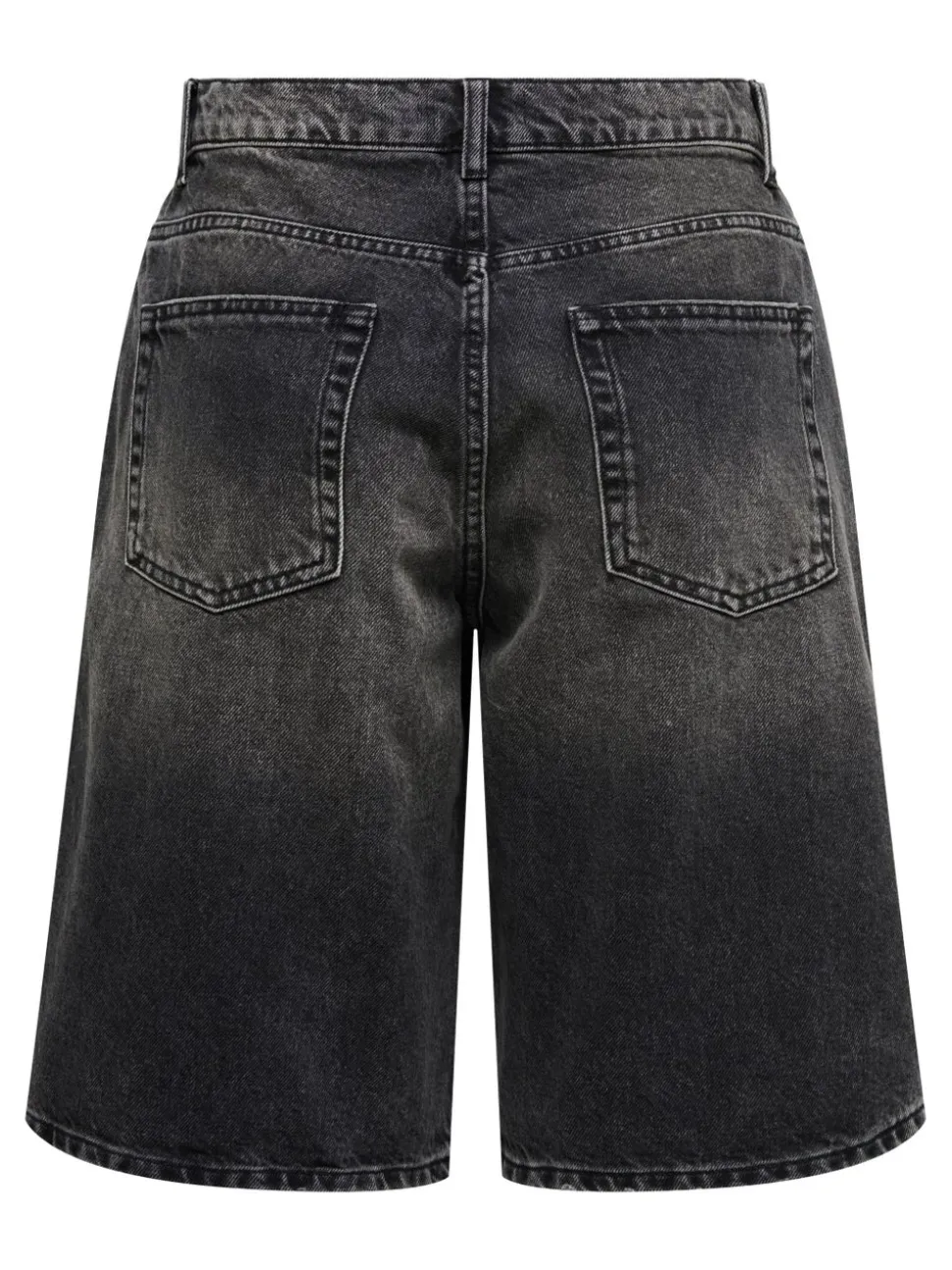ONLMATE Vita media Baggy Fit Bermuda in jeans