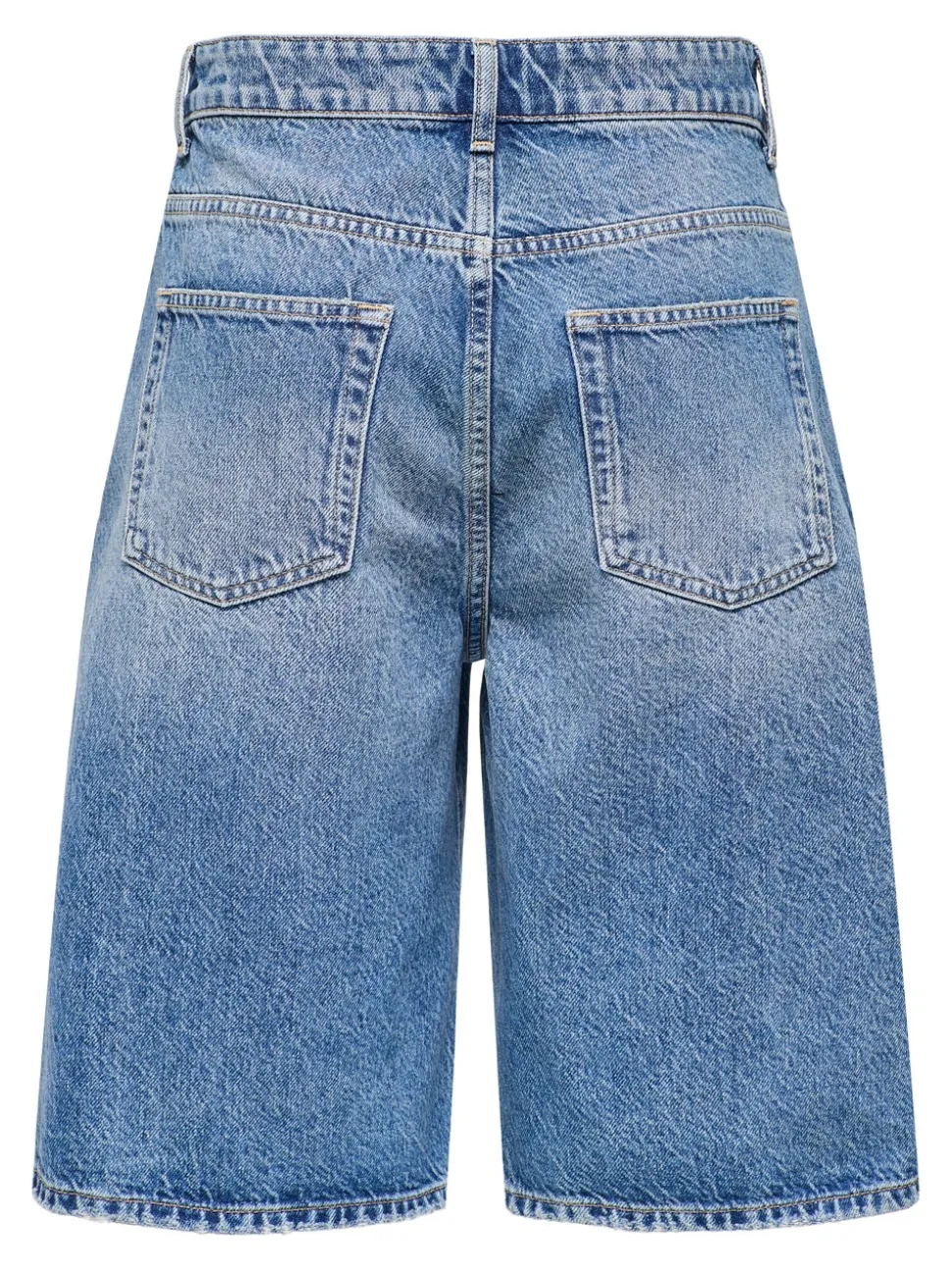 ONLMATE Vita media Baggy Fit Bermuda in jeans