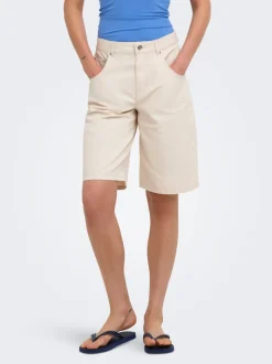 ONLMATE-SILLA Loose Fit Bermuda in jeans