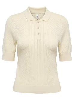 ONLMEDDI Capo in maglia con colletto polo
