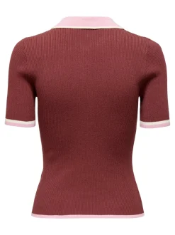 ONLMEDDI Capo in maglia con colletto polo