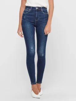 ONLMILA Vita alta Skinny Fit Lunghezza alla caviglia Jeans