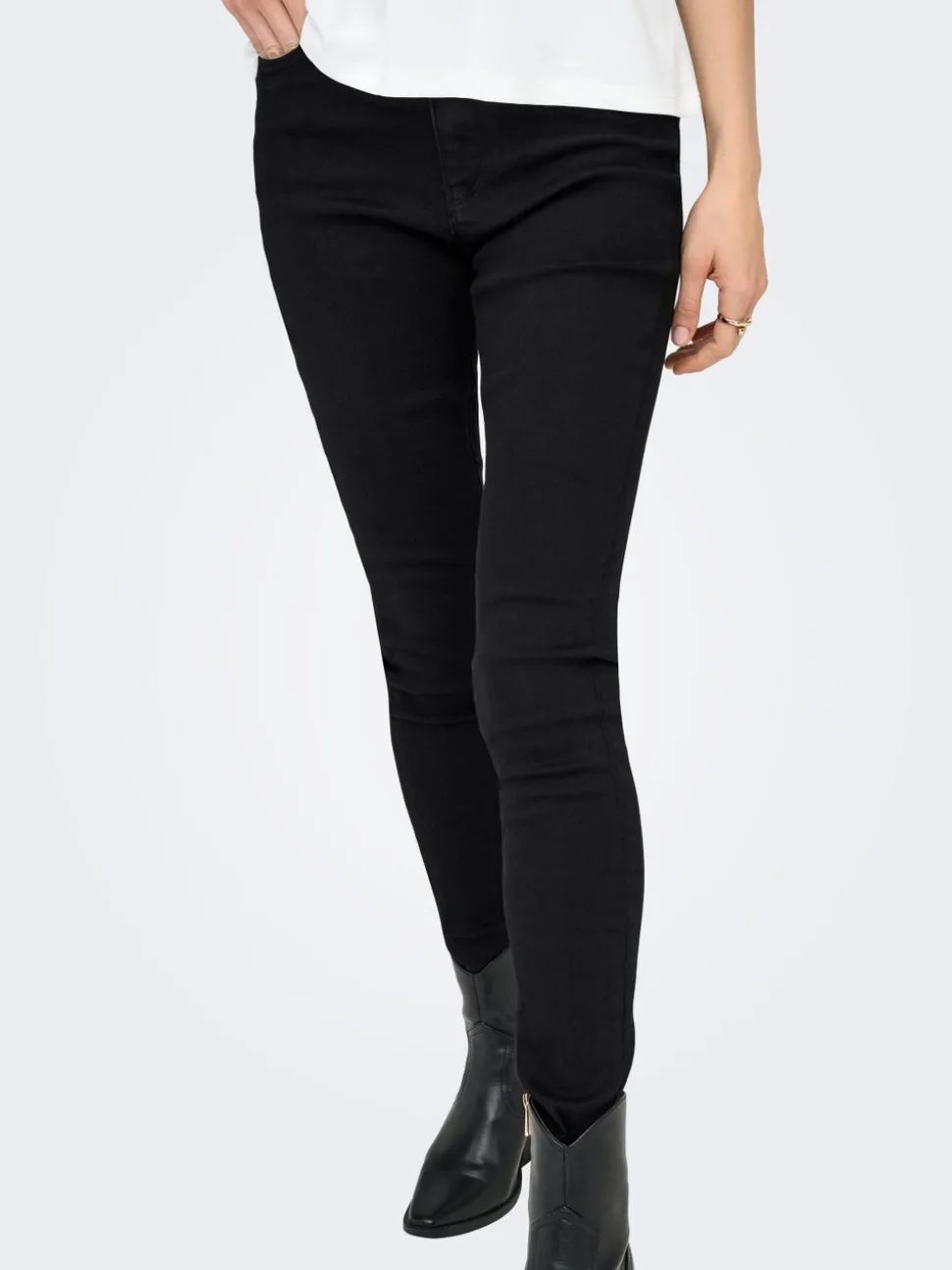 ONLMILA Vita alta Skinny Fit Lunghezza alla caviglia Jeans