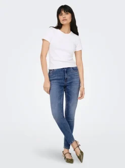 ONLMILA Vita alta Skinny Fit Lunghezza alla caviglia Jeans