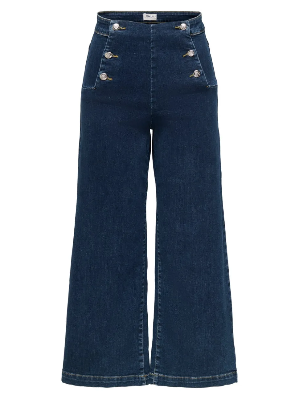ONLNEW Vita alta Vestibilità ampia - Corto Cropped Jeans