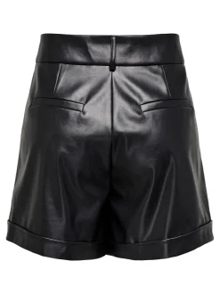 ONLODA Vita media Regular Fit Pantaloncini in finta pelle