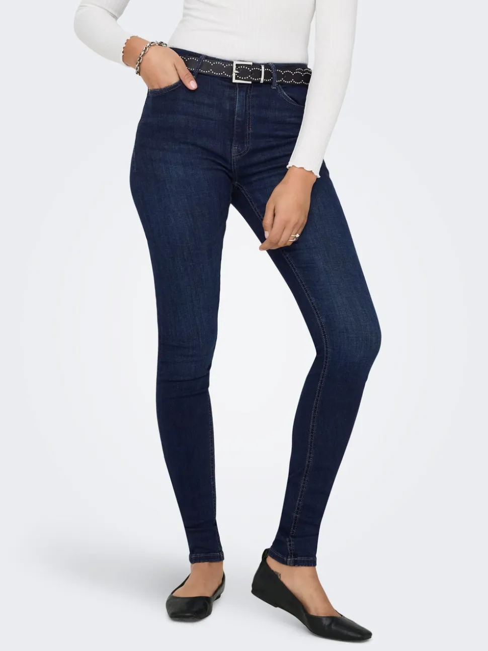 ONLPAOLA Vita alta Skinny Fit Jeans