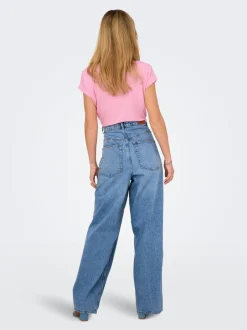 ONLPAULINA Vita alta Baggy Fit Jeans