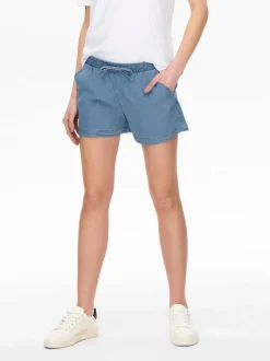 ONLPEMA Vita media Relaxed Fit Bermuda in jeans