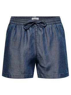 ONLPEMA Vita media Relaxed Fit Bermuda in jeans