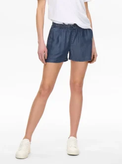 ONLPEMA Vita media Relaxed Fit Bermuda in jeans