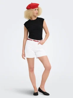 ONLPHINE Vita alta Regular Fit Bermuda in jeans