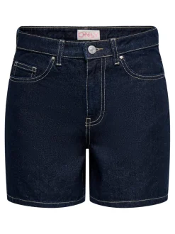 ONLPHINE Vita alta Regular Fit Bermuda in jeans