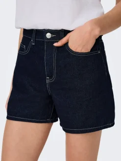 ONLPHINE Vita alta Regular Fit Bermuda in jeans