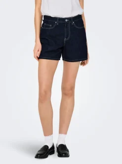 ONLPHINE Vita alta Regular Fit Bermuda in jeans