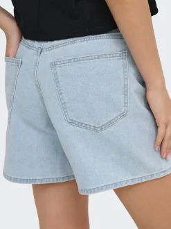 ONLPHINE Vita alta Regular Fit Bermuda in jeans