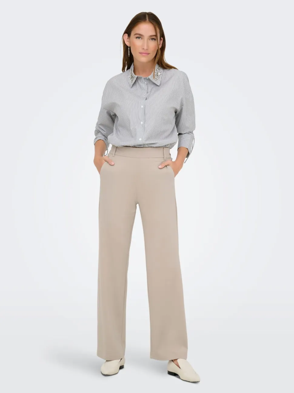 ONLPOPTRASH Straight Fit Pantaloni Formali