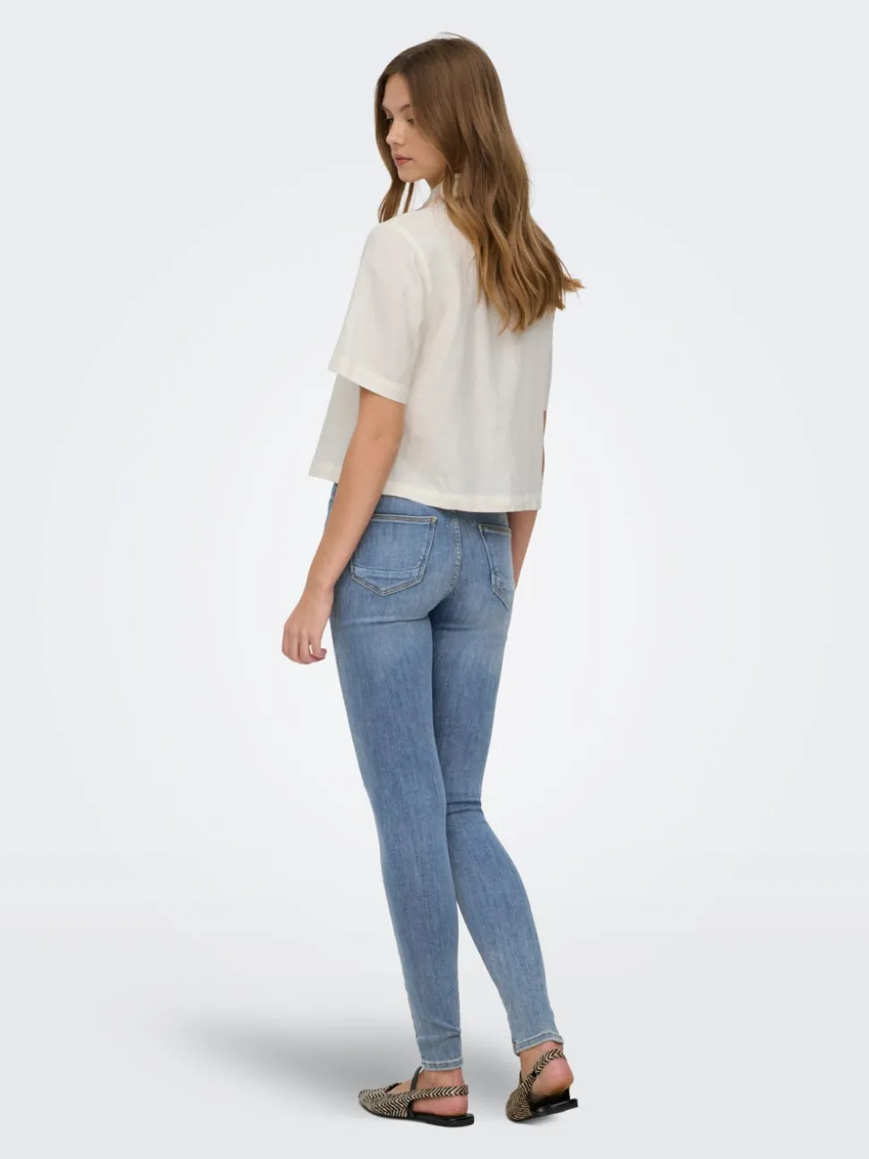 ONLPOWER Vita media Skinny Fit Lunghezza alla caviglia Jeans