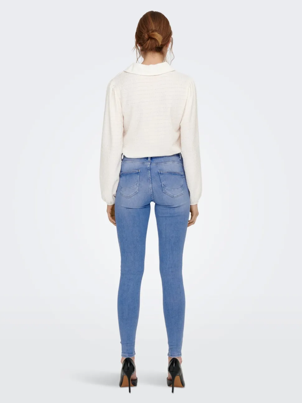 ONLPOWER Vita media Skinny Fit Jeans