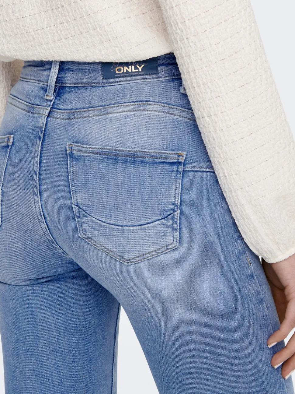 ONLPOWER Vita media Skinny Fit Jeans