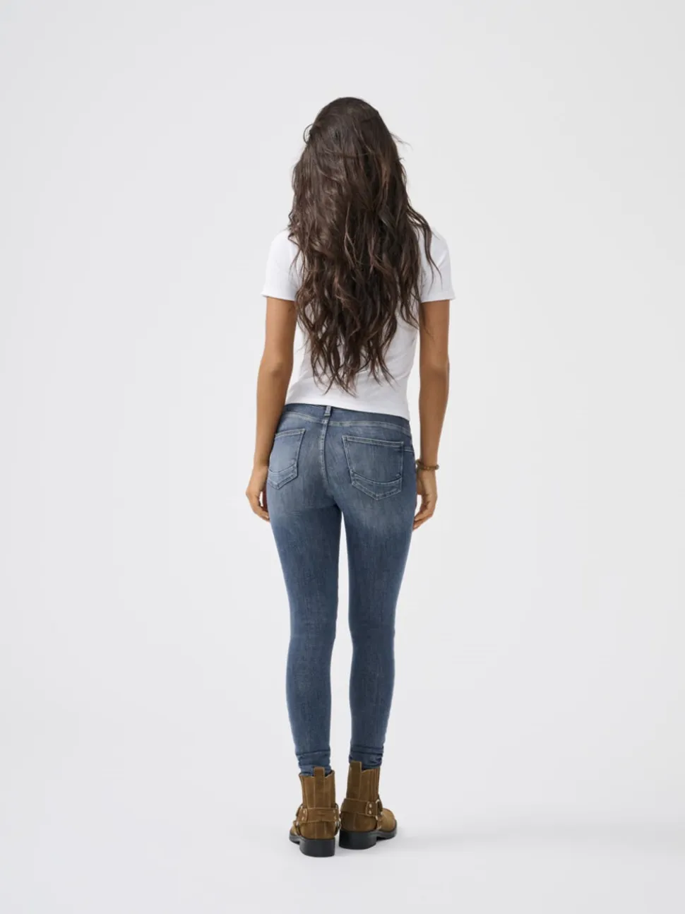 ONLPOWER Vita media Skinny Fit Jeans