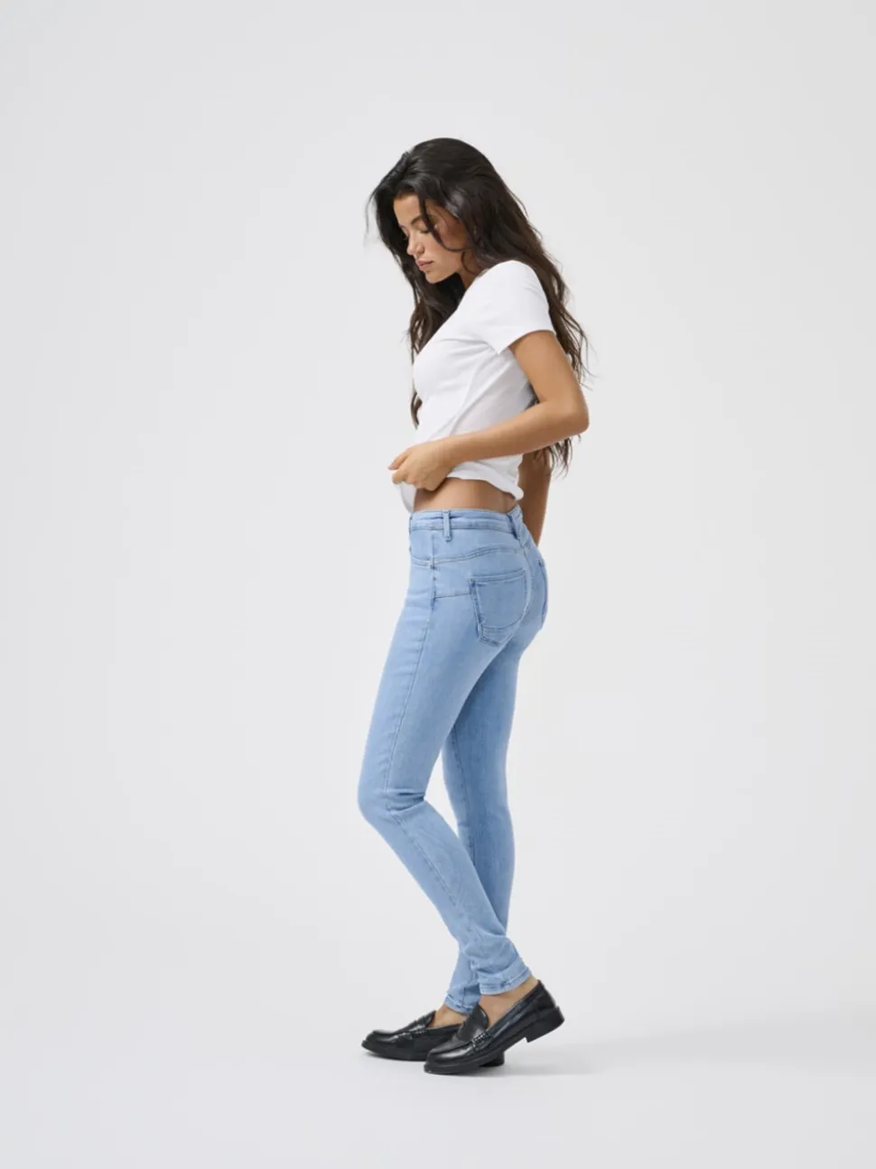 ONLPOWER Vita media Skinny Fit Jeans