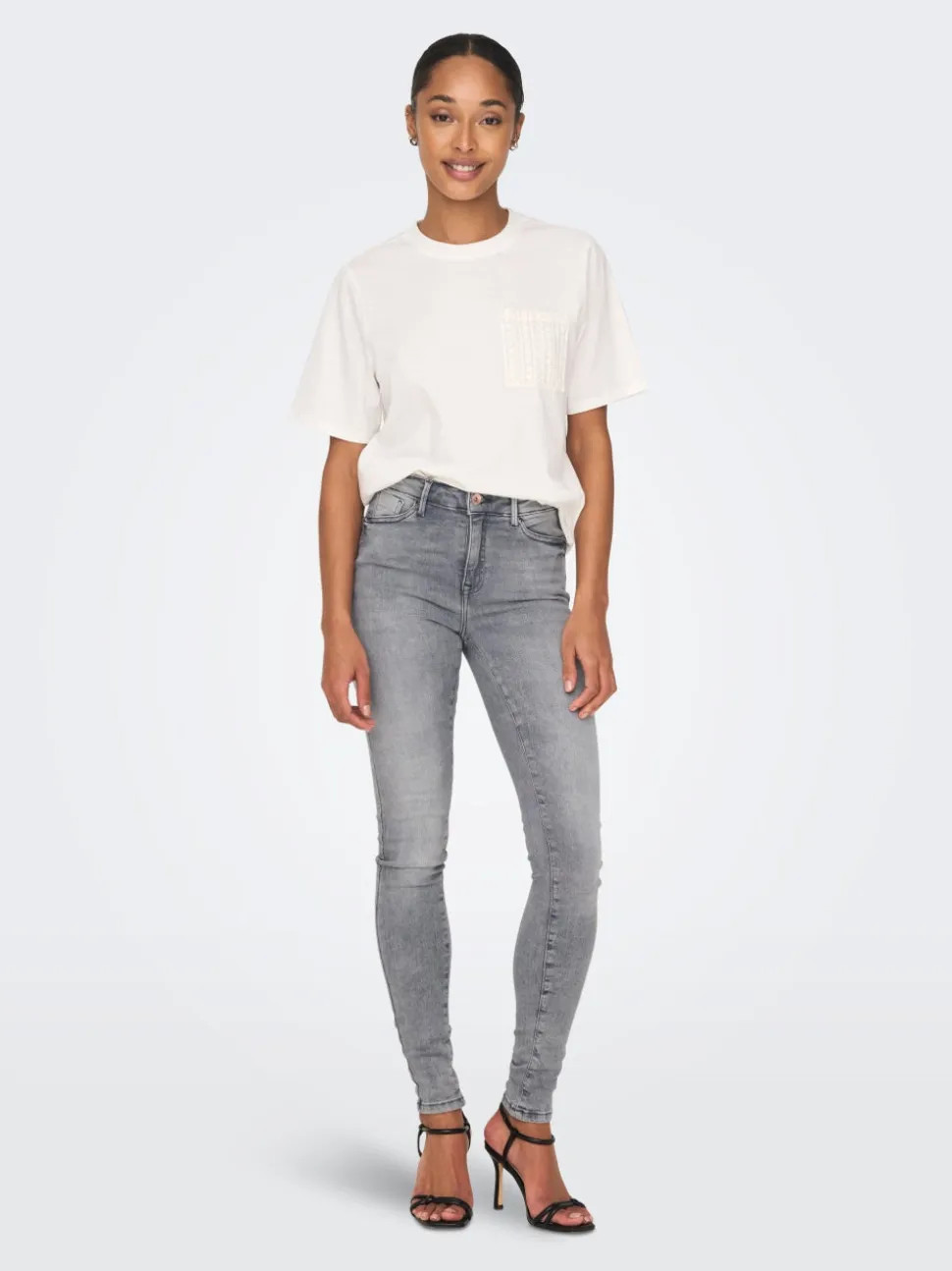 ONLPOWER Vita media Skinny Fit Jeans