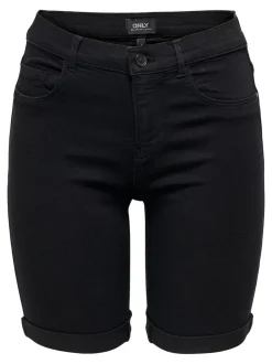 ONLRAIN Vita media Bodycon Fit Bermuda in jeans