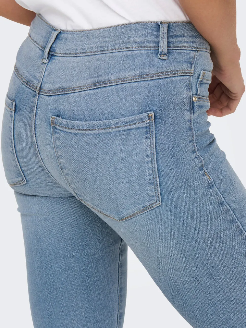 ONLRAIN Vita media Skinny Fit Jeans
