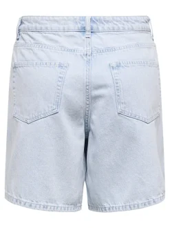 ONLREBECCA Vita media Regular Fit Bermuda in jeans