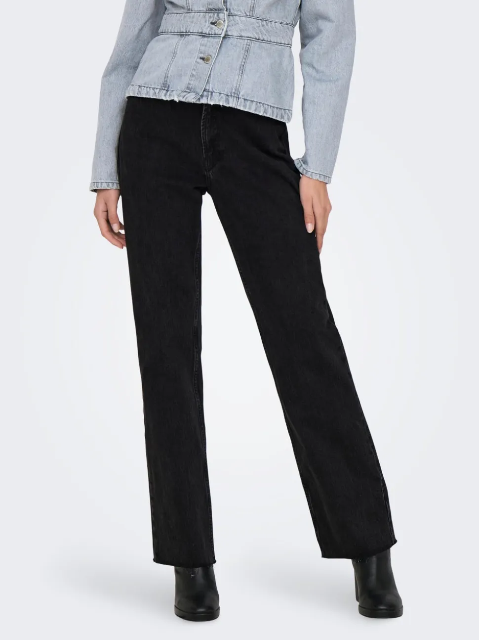 ONLRILEY Vita alta Straight Fit Jeans