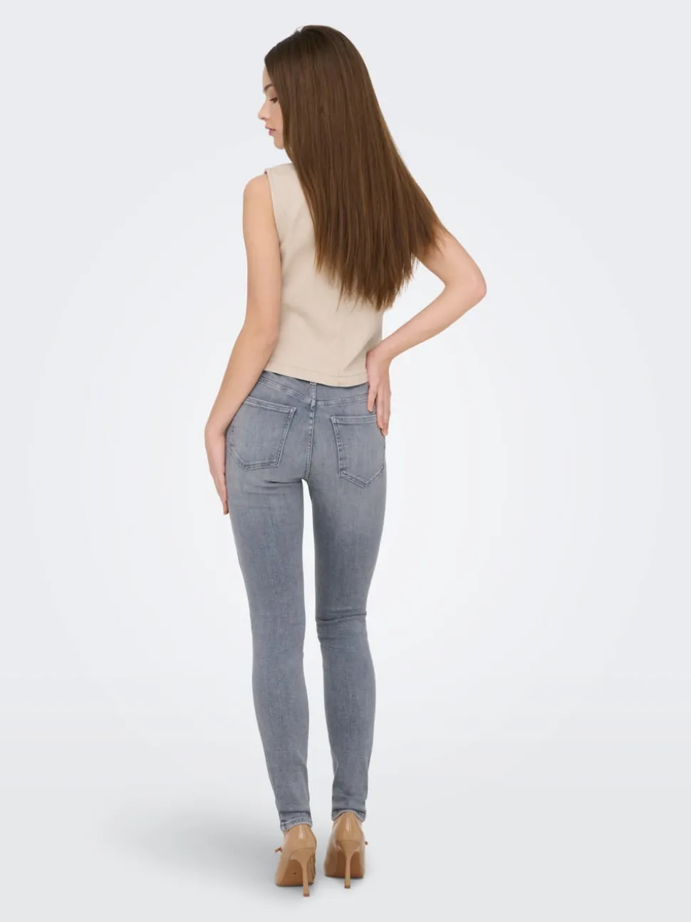 ONLROYAL-POWER Vita alta Skinny Fit Jeans