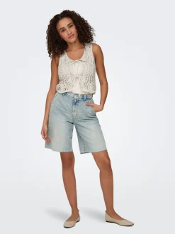 ONLRUTH Vita media Loose Fit Bermuda in jeans