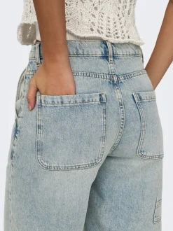 ONLRUTH Vita media Loose Fit Bermuda in jeans