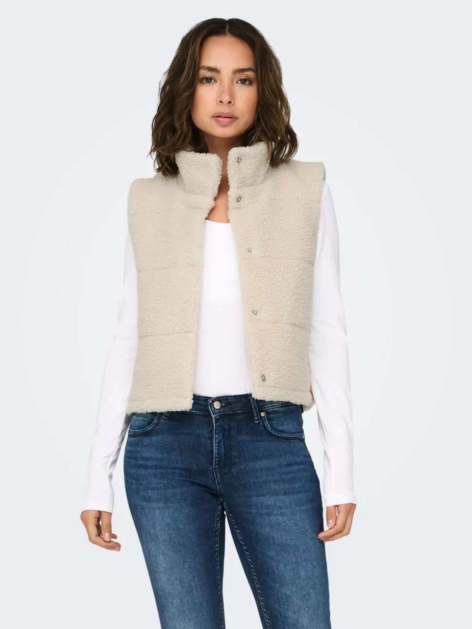 ONLSANDRA Gilet teddy