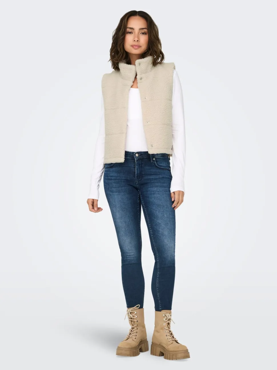 ONLSANDRA Gilet teddy