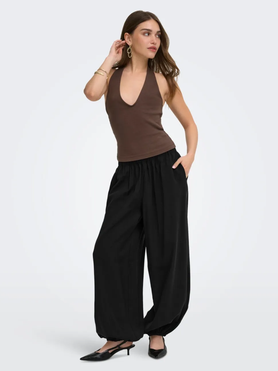 ONLSCARLY Balloon Fit Pantaloni