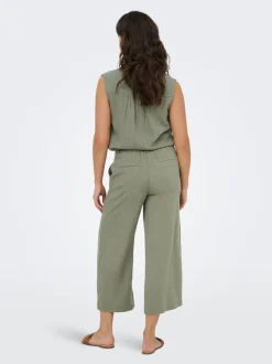 ONLSIESTA Cropped Fit Lino Pantaloni culotte