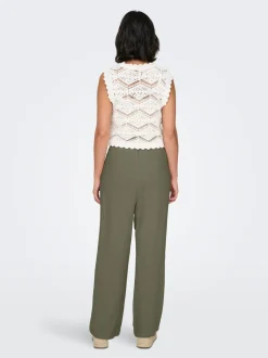 ONLSIESTA Straight Fit Lino Pantaloni
