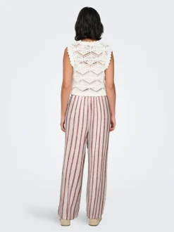 ONLSIESTA Straight Fit Lino Pantaloni