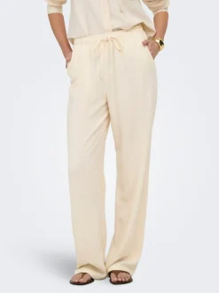 ONLSIESTA Straight Fit Lino Pantaloni