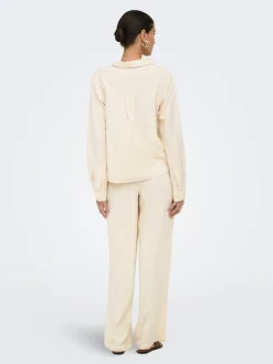 ONLSIESTA Straight Fit Lino Pantaloni
