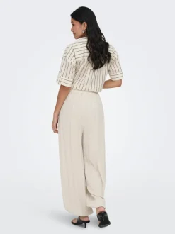 ONLSIESTA Wide Leg Fit Lino Pantaloni a gamba larga